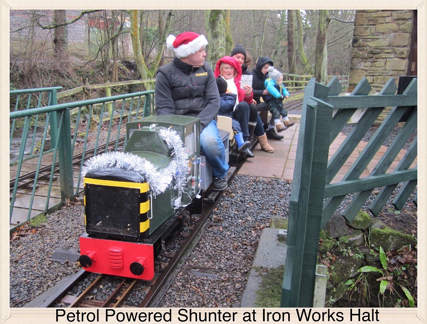 Petrol Powered Shunter at Iron Works Halt